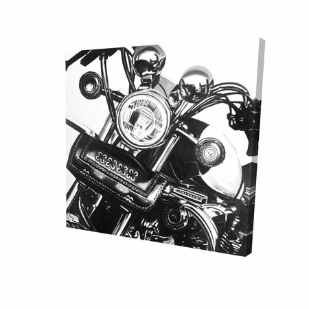 FONDO 12 x 12 in. Realistic Motorcycle-Print on Canvas FO3339465